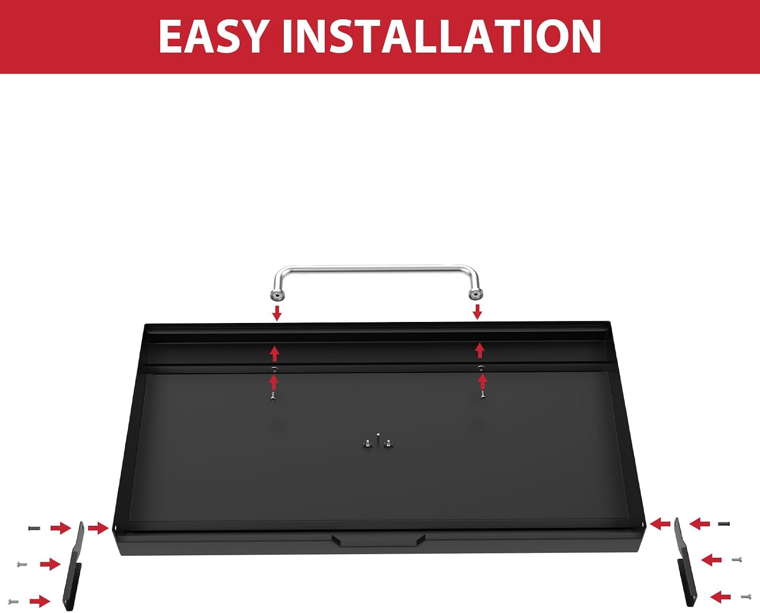 Hinged Lid for Blackstone 36 Inch Griddle 1554 1825 1836 1841 1560 2149 Grill, Hard Griddle Cover Replacement for Blackstone 36' Griddle Lid