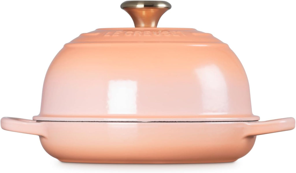 Le Creuset Enameled Cast Iron Signature Round Bread Oven, 9.5 inch, Peche