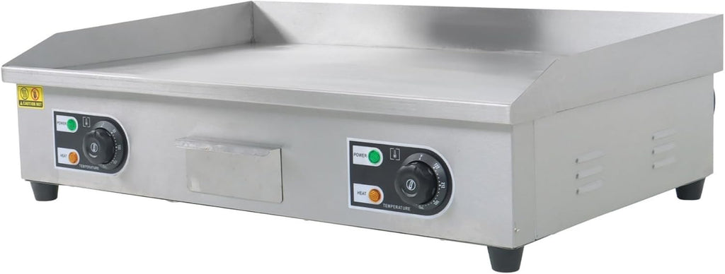 kimllier Commercial Electric Griddle 3000W Countertop Flat Top Grill 30 Inch for Restaurants, Shops and Snack Shops