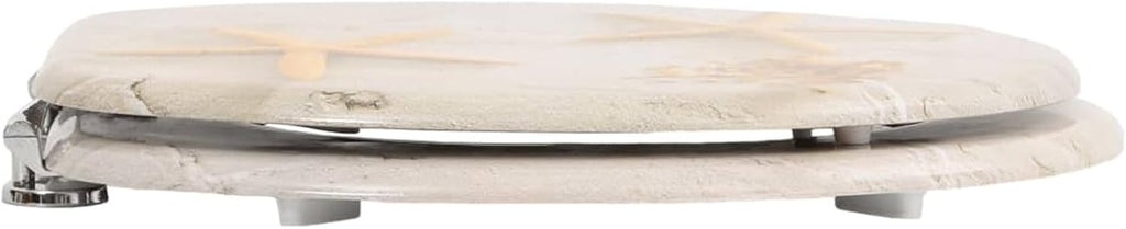 Toilet Seats with Lids 2 pcs MDF Sea Star Toilet & Bidet Seats