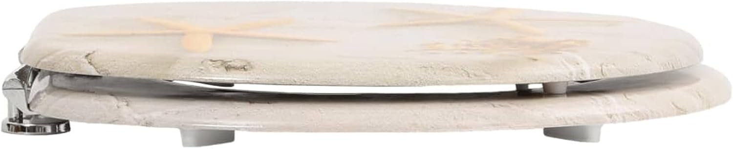 Toilet Seats with Lids 2 pcs MDF Sea Star Toilet & Bidet Seats