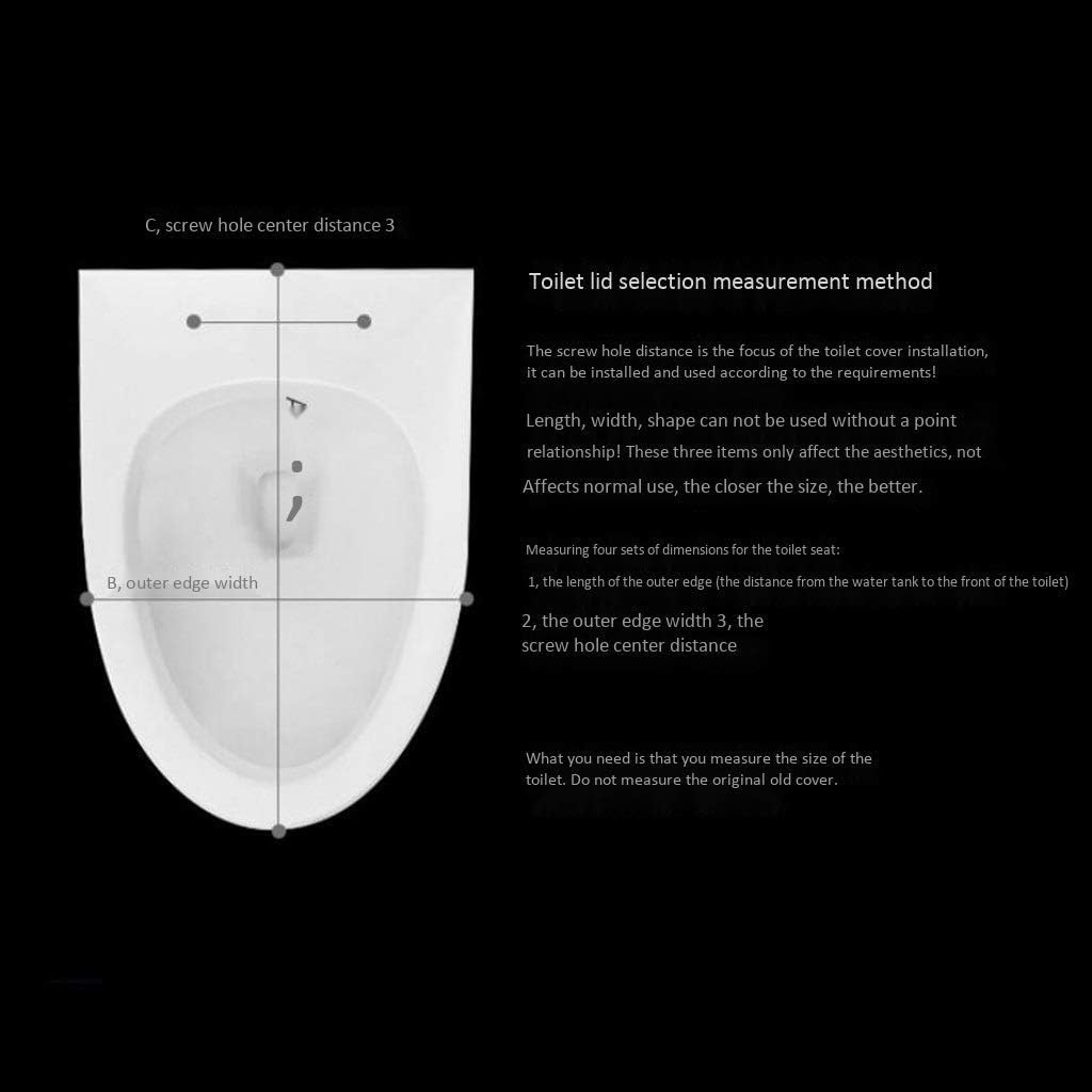 Toilet lid-Toilet Seat, Elongated Advanced Bidet, Soft Closed, Easy Installation