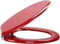 Toilet Lid - Seat will Slow Close and Never Come Loose, Round, Enameled Wood
