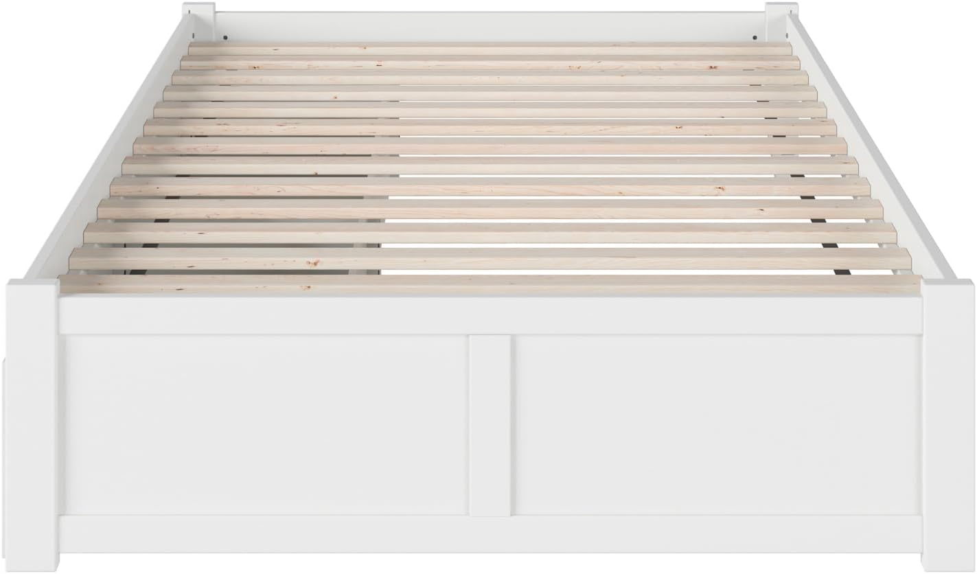 AFI Concord Platform Bed with Footboard & Storage Drawers