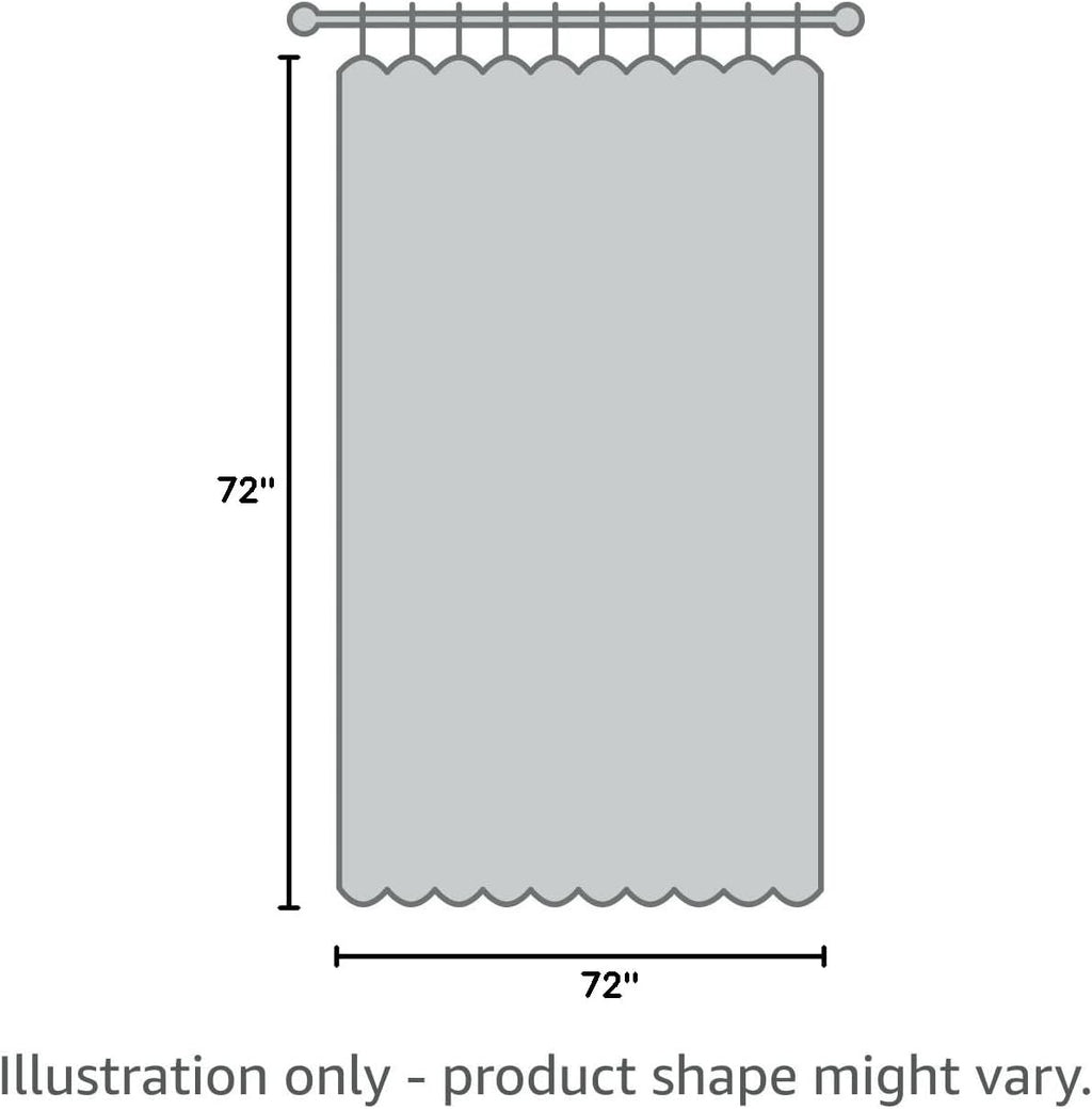 Lush Decor Lillian Shower Curtain, 72' x 72', Lilac (Pack of 6)