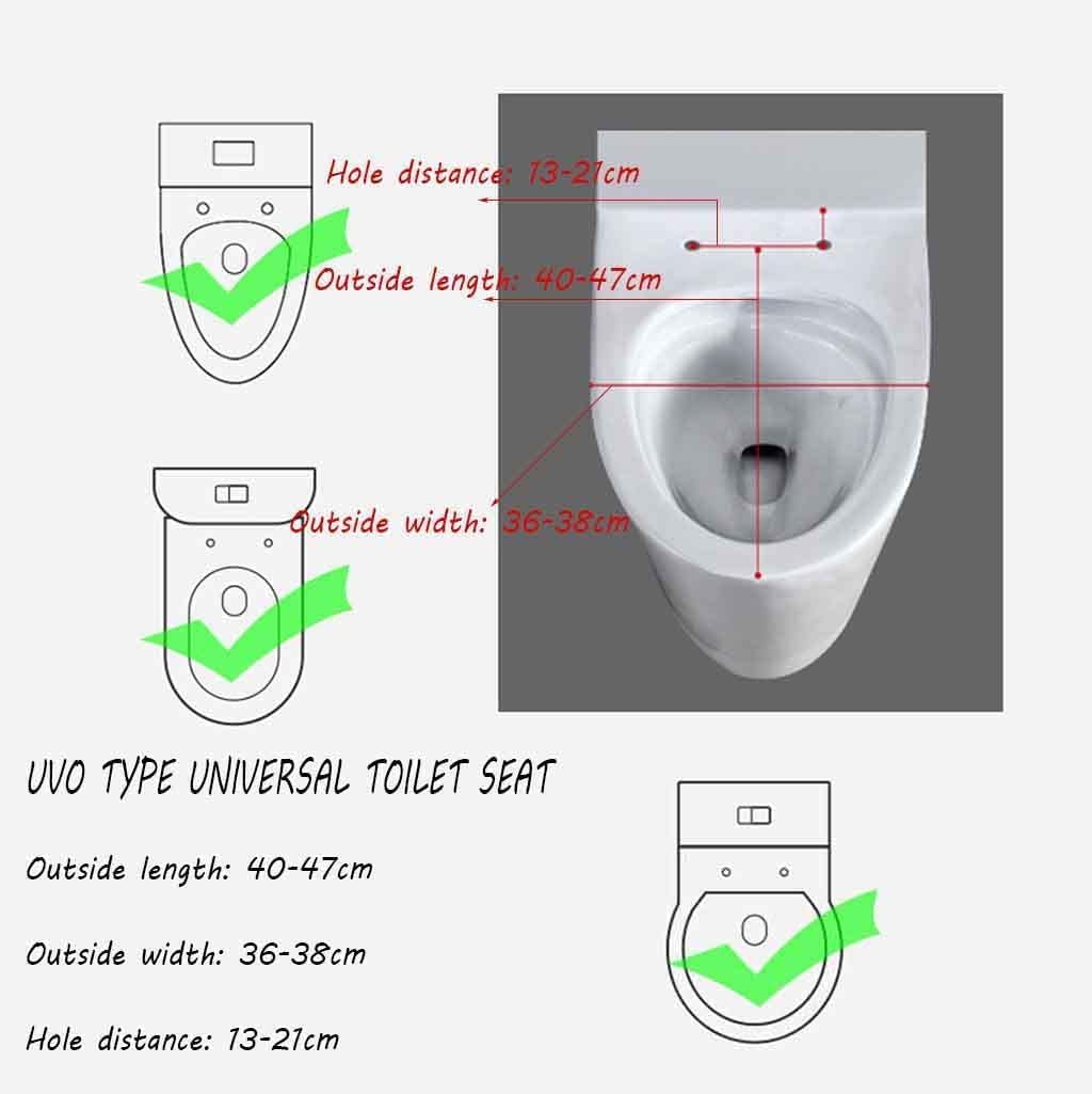 Universal Standard Round Toilet Seat Thickened Resin Toilet Seat Beautiful Dolphin Starfish Shell Toilet Seat Resin Toilet Lid (A)