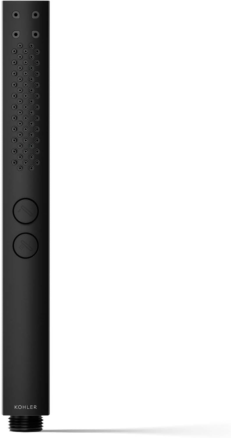 Kohler 21336-BL Shift®+ Square two-function handshower, 2.5 gpm, Matte Black