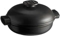 Emile Henry Delight Ceramic 2.5 Quart Braiser, Slate