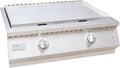 KoKoMo Grills 30 Inch Professional Outdoor Kitchen Teppanyaki Natural Gas Griddle | 304 Stainless Steel Flat Top Grill U-Shape Burners 36000 BTUs for Outdoor Cooking, BBQ and Patio Backyard