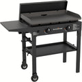Blackstone 1517 28' Omnivore Griddle with Hard Cover, Powder Coated Steel, Black