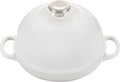Le Creuset Enameled Cast Iron Signature Round Bread Oven, 9.5 inch, White