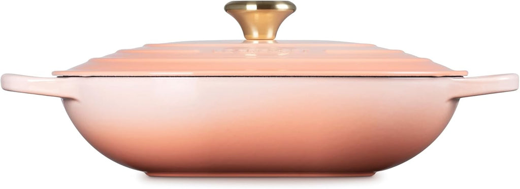 Le Creuset Enameled Cast Iron Signature Oval Casserole, 3.75 qt., Peche