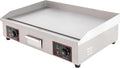 3000W Food Grade Stainless Steel Electric Griddle, Flat Top Grill with Adjustable Temperature Control 122°F-572°F, Commercial Electric Griddle for Home Restaurant