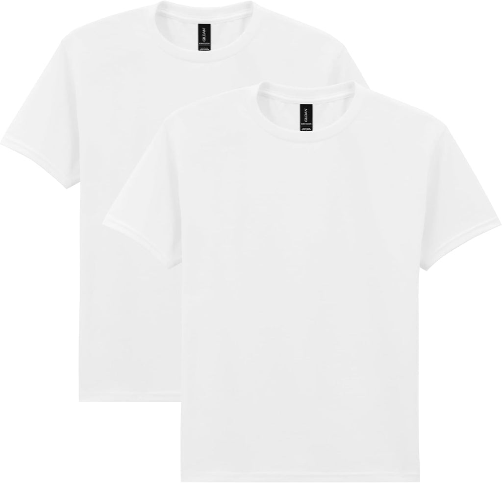 Gildan Unisex-Child Gildan Youth Heavy Cotton T-Shirt, Style G5000b, 2-Pack