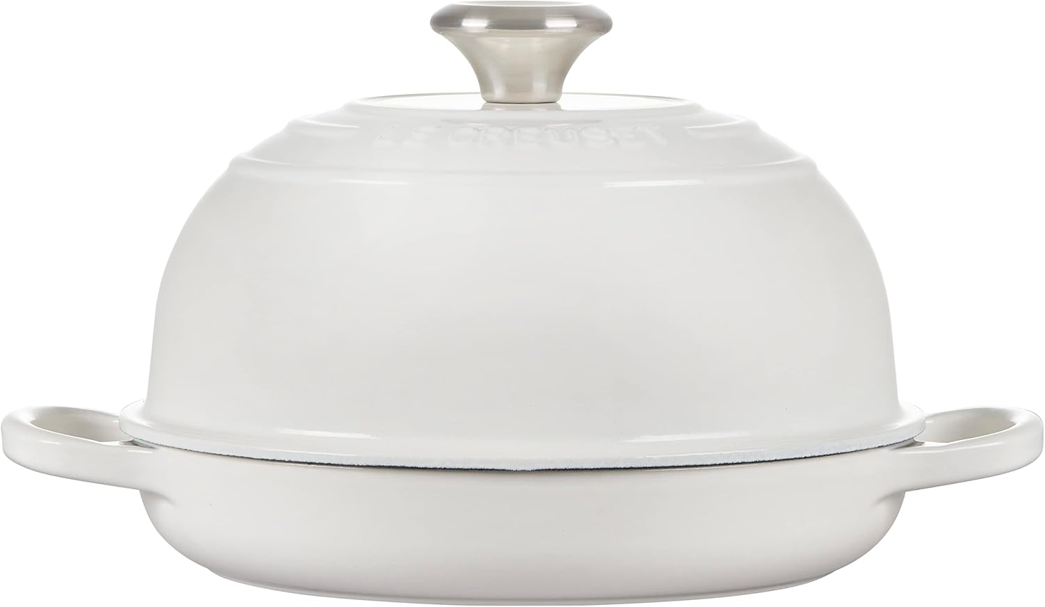Le Creuset Enameled Cast Iron Signature Round Bread Oven, 9.5 inch, White