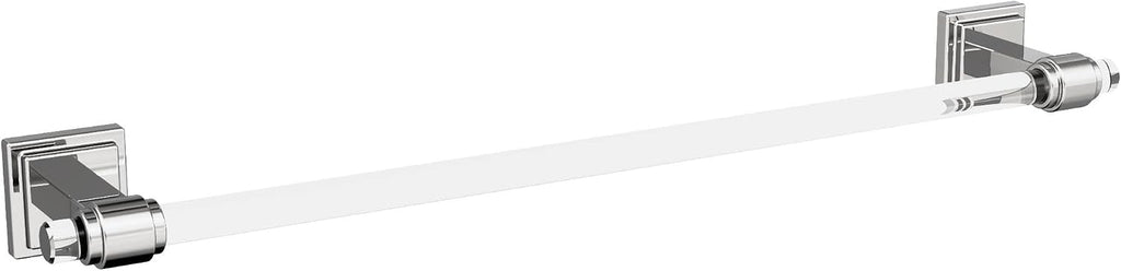 Amerock | Clear/Chrome | Glacio | 5 Piece | Bathroom Accessories Set