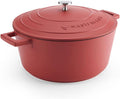 MasterClass Cast Aluminium Red Casserole Dish, 28cm, 5 Litre, Gift Boxed