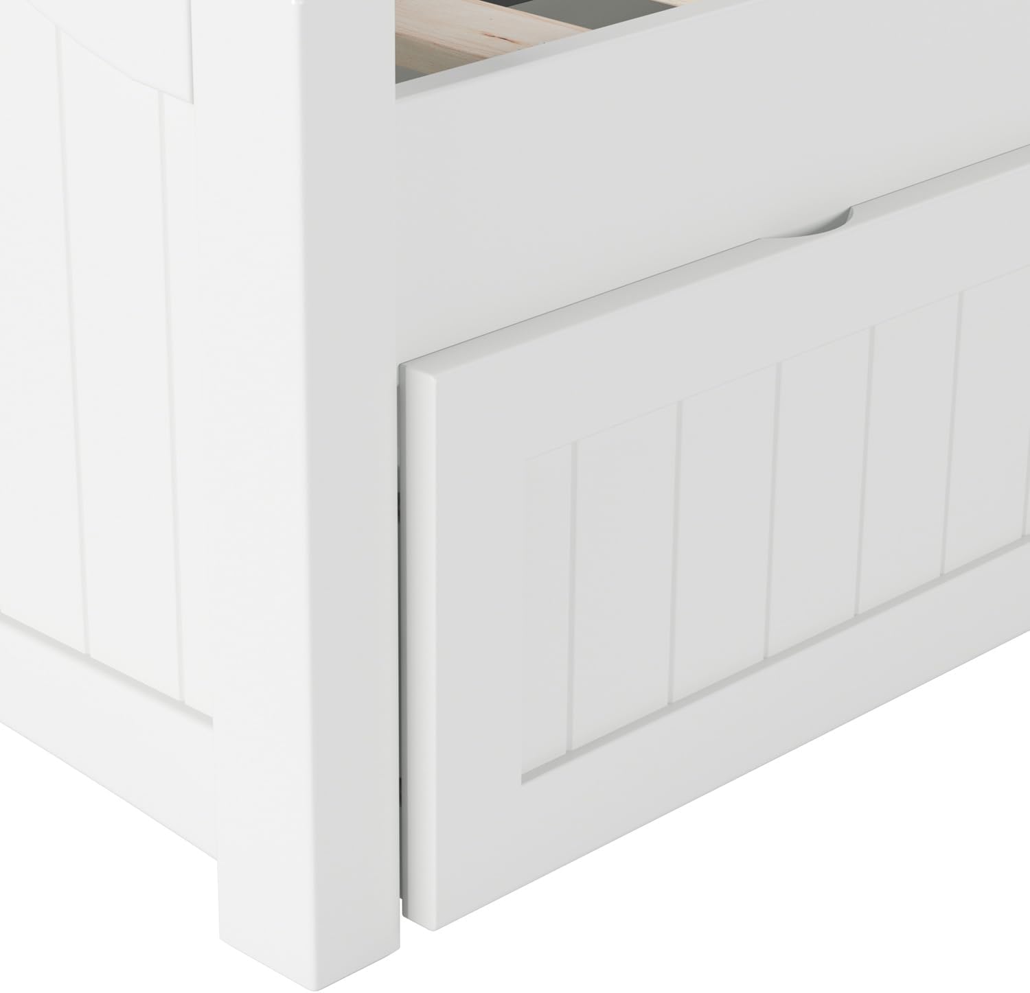 AFI Cambridge Twin Wood Daybed with Set of 2 Drawers in White