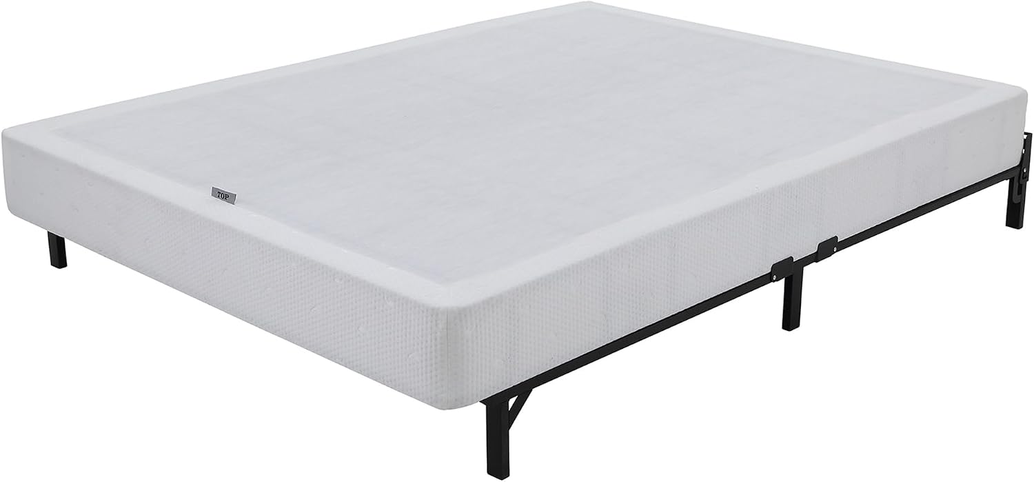 Hercules Instant Folding Mattress Foundation High Profile 7.5-Inch Box Spring Replacement, King