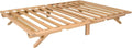 KD Frames Fold Platform Bed - Twin XL Bed Frame - Unfinished Wood Bed Frame - Natural, Minimalist Bed - Foldable Mattress Frame - Easy Assembly, No Box Spring Needed - Solid Wood Twin XL Platform Bed