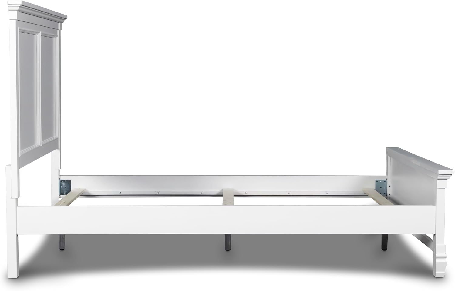 New Classic Furniture Tamarack Wood Full Bed, White