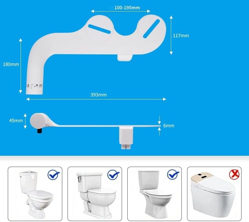Household Buttocks Feminine Hygiene Self-cleaning Bidet for Non-electric Toilet Accessories