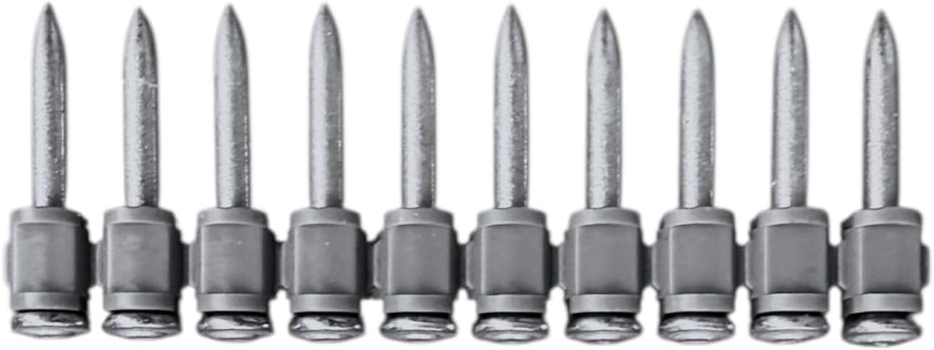 1¹⁄₁₆″ Concrete Nails Compatible With Hilti DX460/DX351/DX2/DX5/DX6-MX-500 Count Flat Head Nails with Galvanized Zinc Coating-Heavy-Duty Construction Fasteners for Commercial & Residential Projects