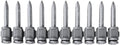 1¹⁄₁₆″ Concrete Nails Compatible With Hilti DX460/DX351/DX2/DX5/DX6-MX-500 Count Flat Head Nails with Galvanized Zinc Coating-Heavy-Duty Construction Fasteners for Commercial & Residential Projects