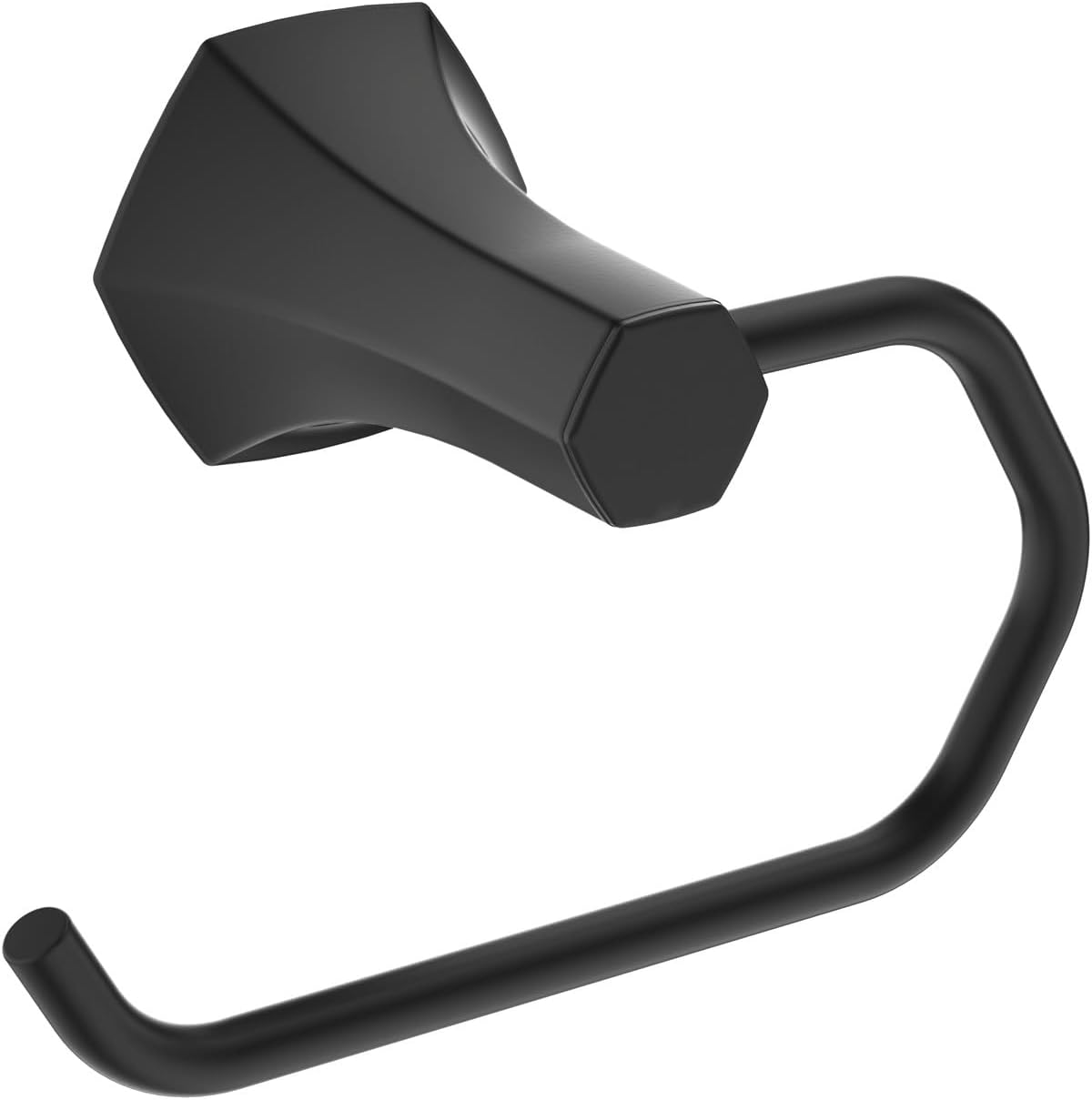 hansgrohe Toilet Paper Holder 55-inch Transitional Stand Accessories in Matte Black, 04837670