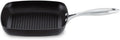 Scanpan Professional 10 1/2 inch Square Nonstick Grill Pan - Compatible with All Cooktops, Induction Ready, Metal Utensil Safe, Oven Safe to 500°F, Dishwasher Safe