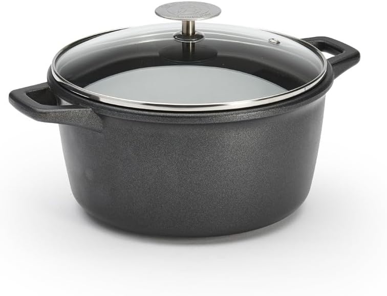 DE BUYER Stewing Pan, Stainless Steel, Silver, 20 cm