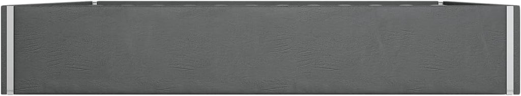 VANT Upholstered Platform Bed -Queen Size- Boucle Grey - Easy Assembly Bed Frame No Box Spring Needed Foundation for Optimal Support - Sleek Modern Design for Any Bedroom