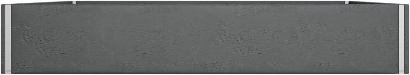 VANT Upholstered Platform Bed -Queen Size- Boucle Grey - Easy Assembly Bed Frame No Box Spring Needed Foundation for Optimal Support - Sleek Modern Design for Any Bedroom