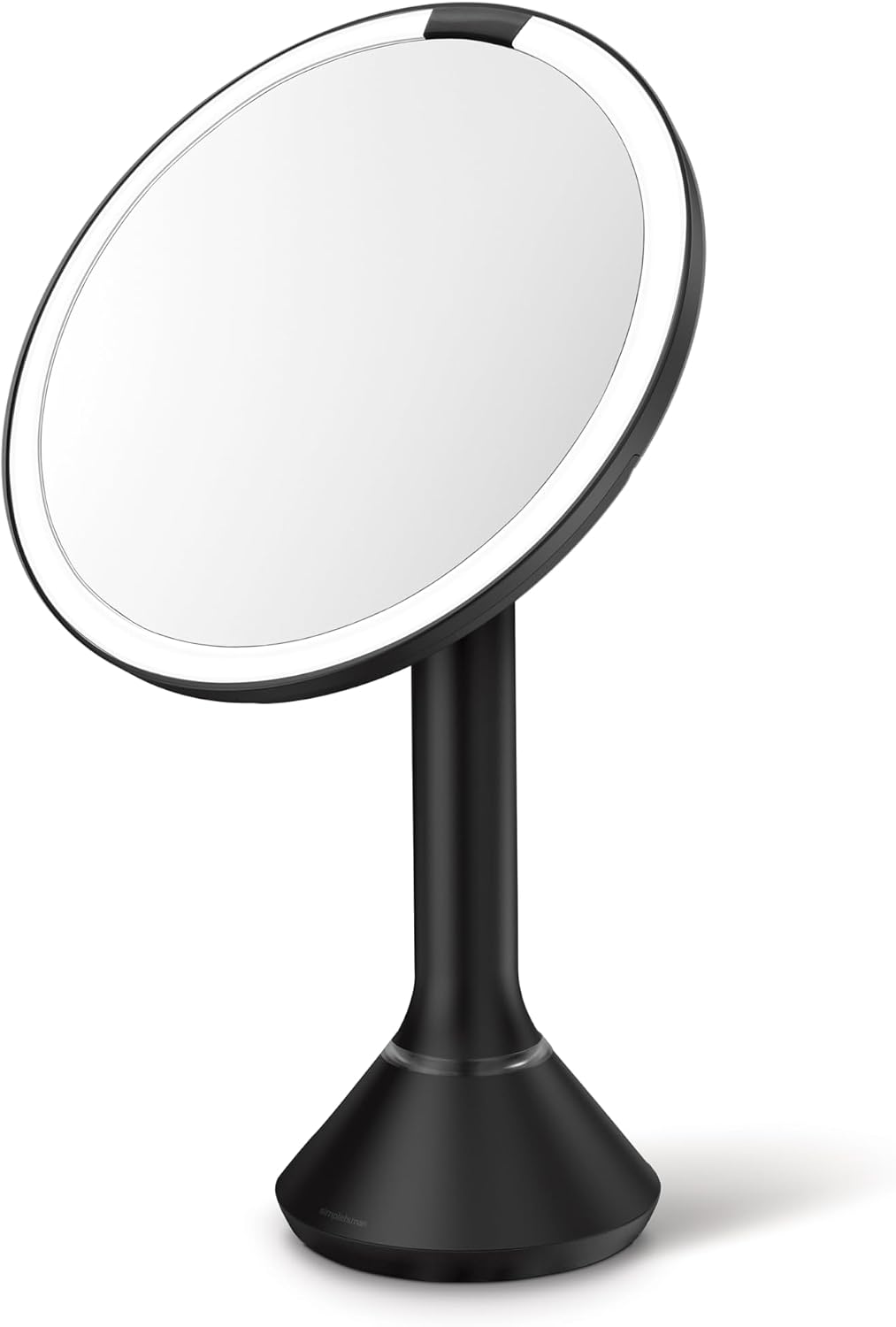 simplehuman 8'' Round Sensor Mirror, Matte Black