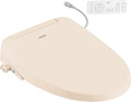 Moen 3-Series Biscuit Standard Electronic Bidet Seat with Remote Control for Elongated Toilets, Electrical Outlet Required, EB1500-EBS