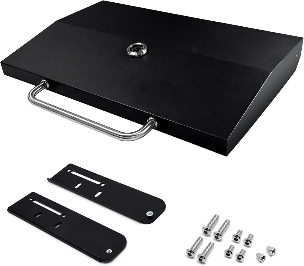 Hinged Lid For 36 Inch Blackstone Griddle Top, Blackstone 1554, 1825, 1863, 2149, 1866, 2151, 1899, 1565, 1836, 1841, 2122 Grill Cover with Thermometer, 36in Blackstone Griddle Lid Hard Cover.