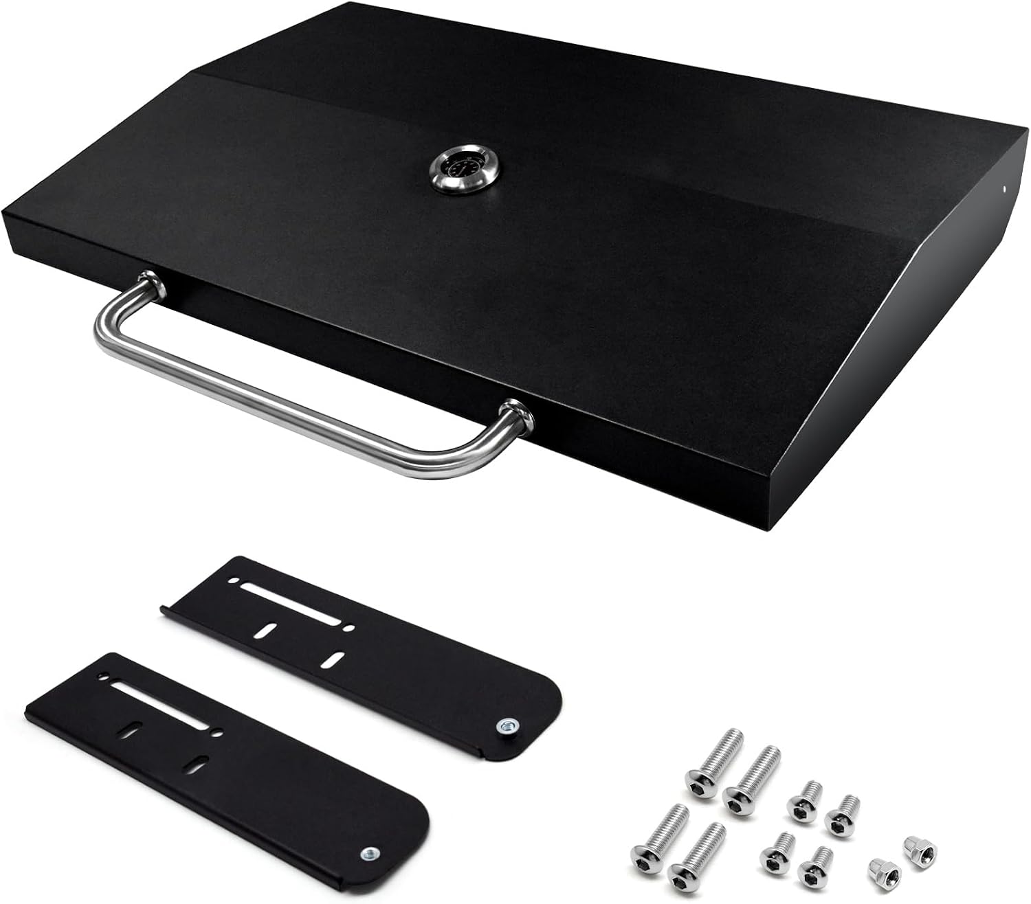 Hinged Lid For 36 Inch Blackstone Griddle Top, Blackstone 1554, 1825, 1863, 2149, 1866, 2151, 1899, 1565, 1836, 1841, 2122 Grill Cover with Thermometer, 36in Blackstone Griddle Lid Hard Cover.
