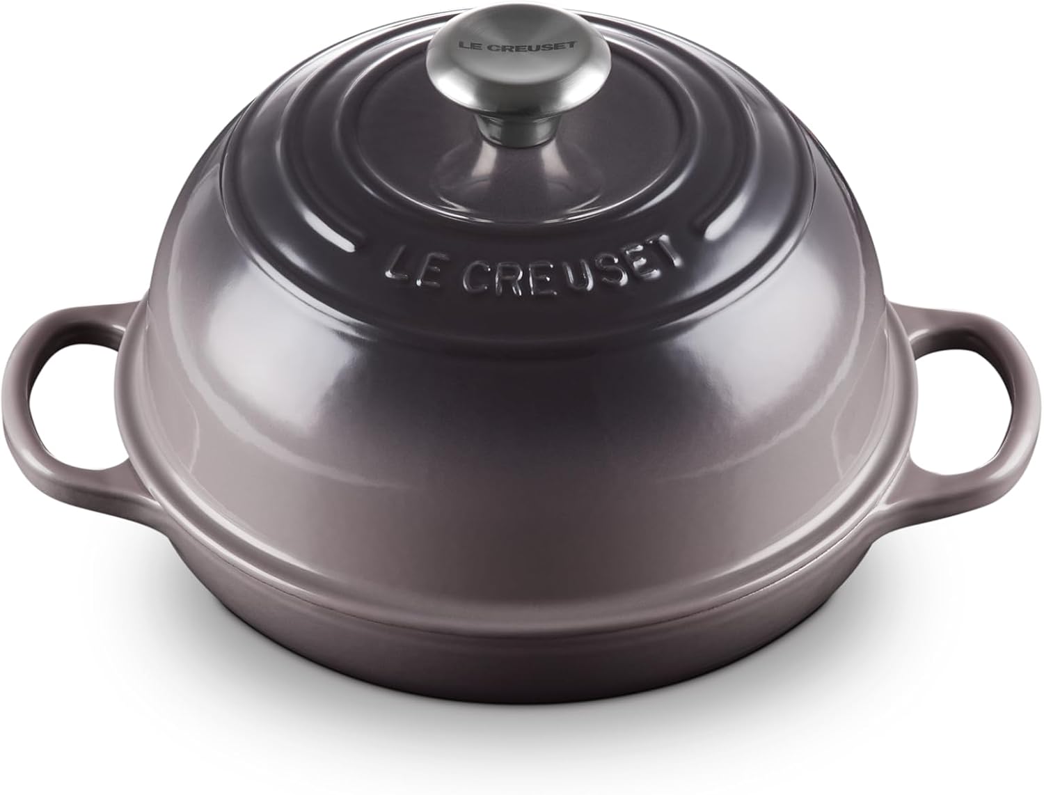 Le Creuset Enameled Cast Iron Signature Round Bread Oven, 9.5 inch, Oyster