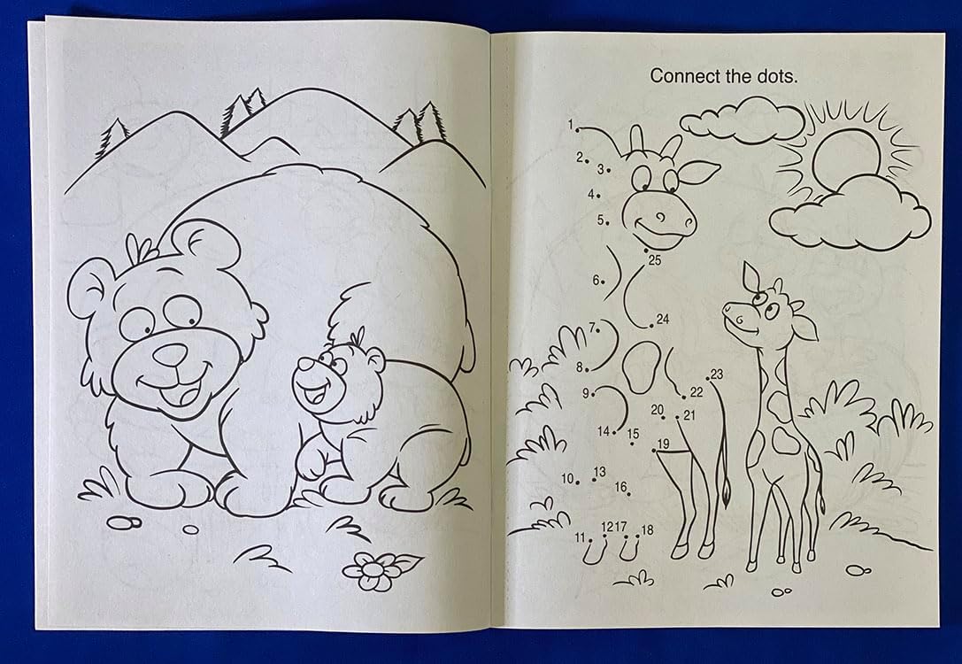 ZOCO – Fun Time – Custom Promotional Coloring Books (250 Bulk Pack, Without Crayons) – Classroom Handout, Party Favors – Games, Puzzles, Activities for Kids
