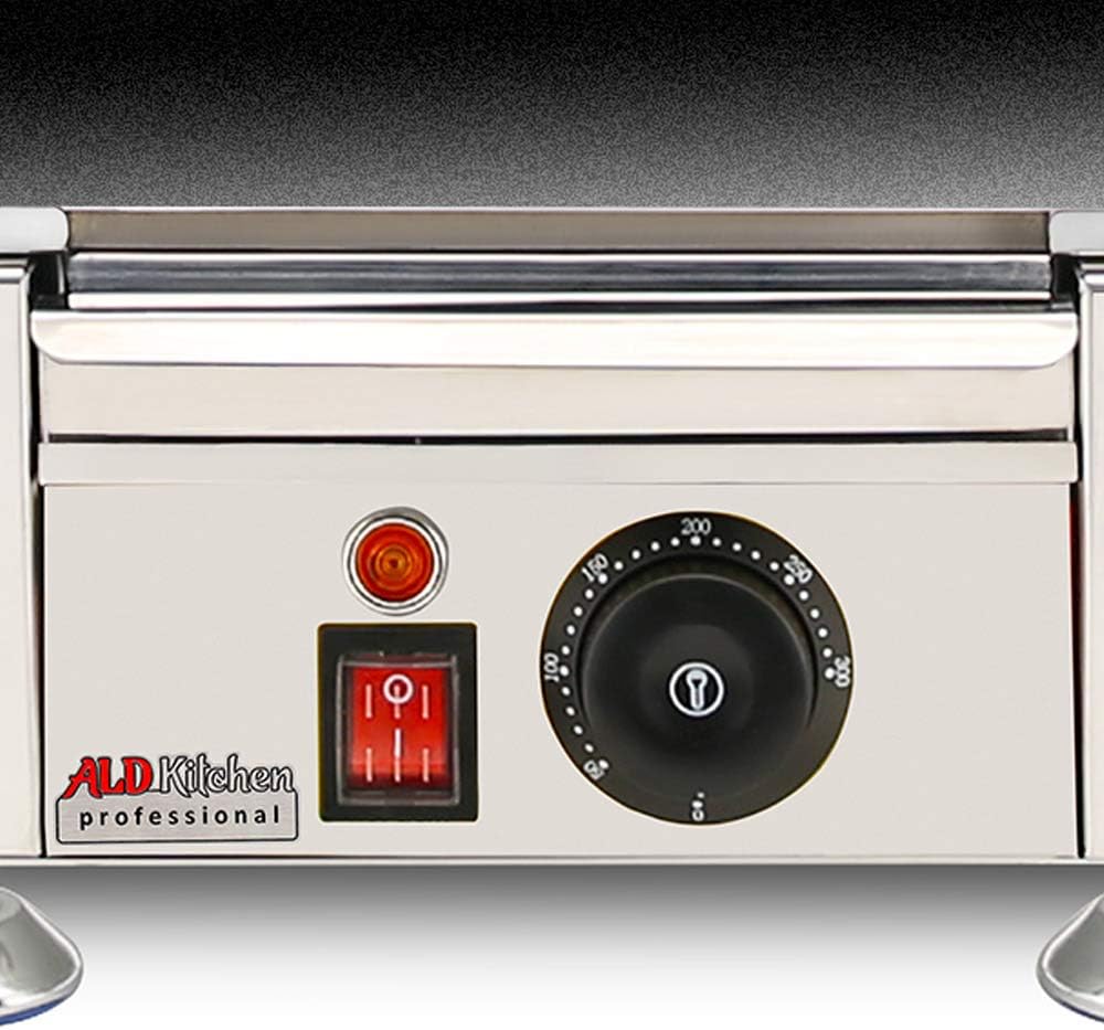 ALDKitchen Flat Top Griddle | Electric Griddle Grill (Small (Nonstick))