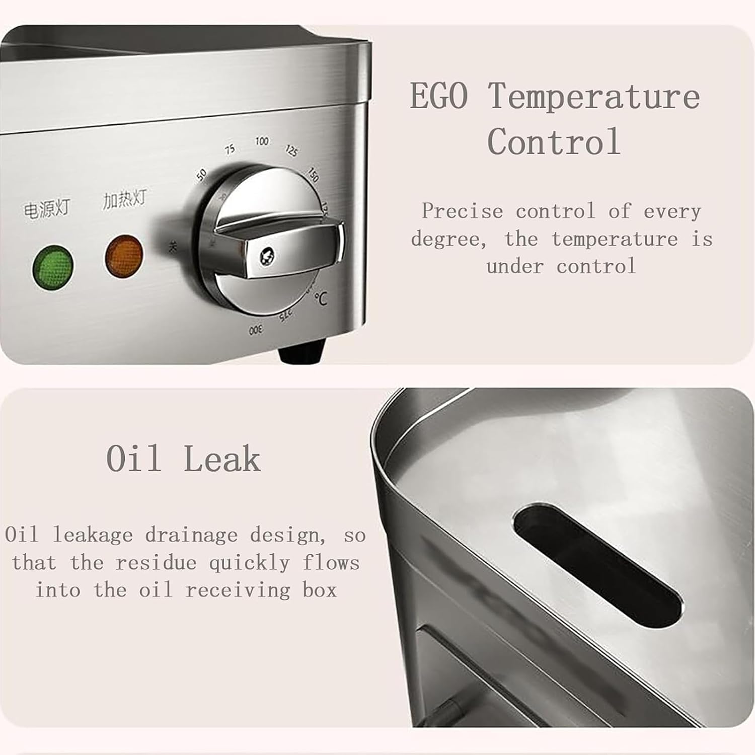 13.7' Electric Griddle, Commercial Electric Countertop Griddle Grill, Non-Stick Stainless Steel Flat Top Grills for Kitchen Restaurant,