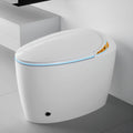 Black Smart Toilet with Bidet Built In, Luxury Elongated Electric Toilet with Heated Seat&Foot Sensor, 1.28 GPF Dual Flush, Auto Open/Close Seat, Warm Water&Dryer, Multiple Washing Modes (White)