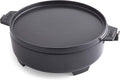 Weber Duo Dutch Oven, 7.25 Qt – Multi-Purpose Porcelain‑Enameled Cast‑Iron Dutch Oven & Flat‑Top Griddle-Style Lid