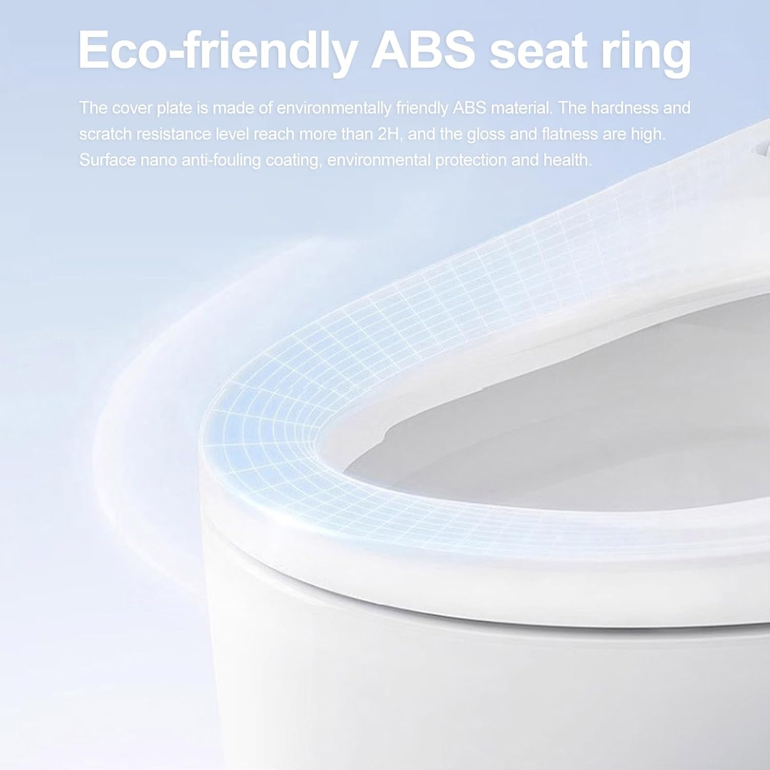 Electric Bidet Toilet Seat, Elongated Heated Toilet Seat with Instant Warm Water & Dryer, Self-Cleaning Nozzle, Automatic Flip Cover and Remote Control, Bidet Attachment for Toilets (White)
