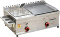 Commercial Gas Cooker Flat Top Gas Griddle Fryer, Professional Frying Unit With Consistent Heat Output for Food Truck and Street Food(Home-Use)