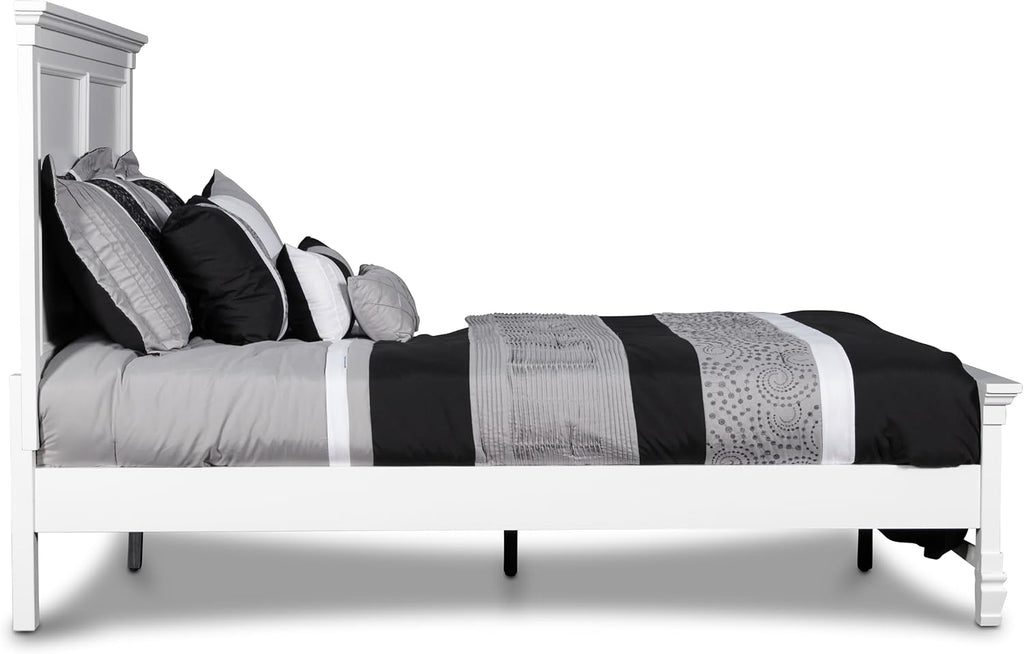 New Classic Furniture Tamarack Wood Twin Bed, White