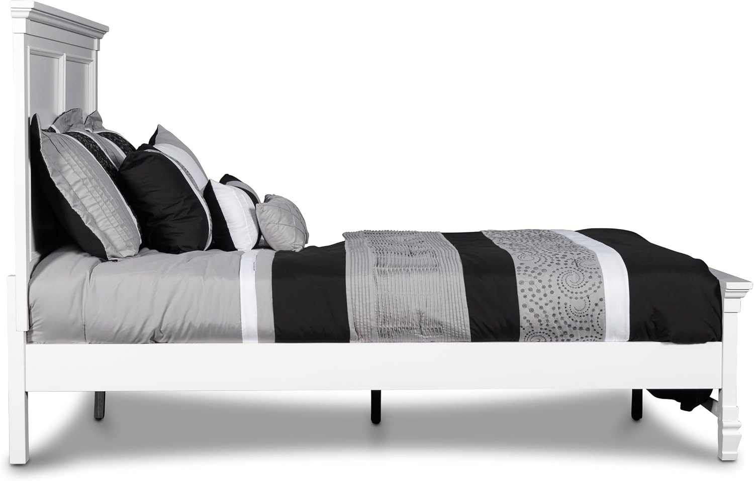 New Classic Furniture Tamarack Wood Twin Bed, White
