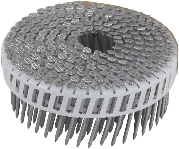 Metabo HPT 13305HPT Plastic Sheet Hot Dipped Galvanized Coil Fiber Cement Nails 1-3/4' x .092 Rg | 6000 Count
