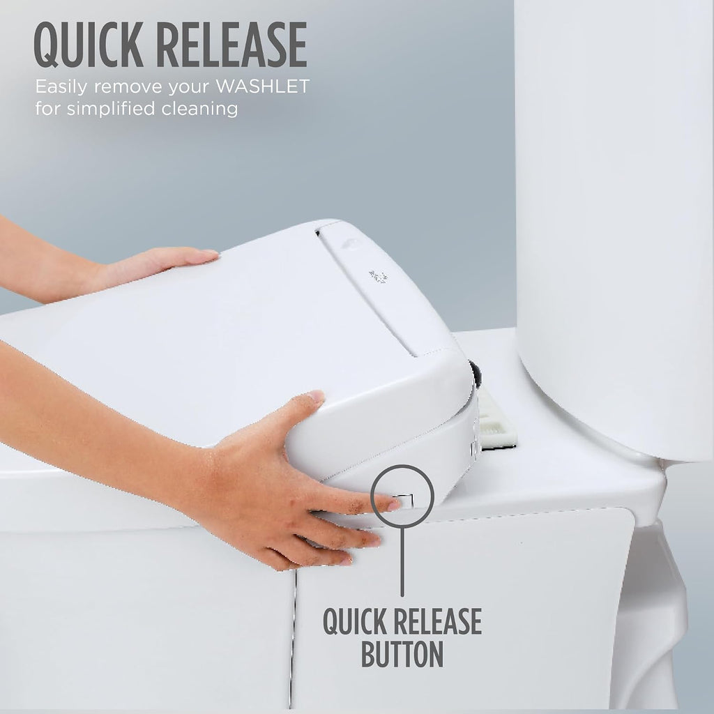 TOTO® WASHLET® S7 Electronic Bidet Toilet Seat with EWATER+® Bowl and Wand Cleaning, Contemporary Lid, Elongated, Sedona Beige - SW4726#12