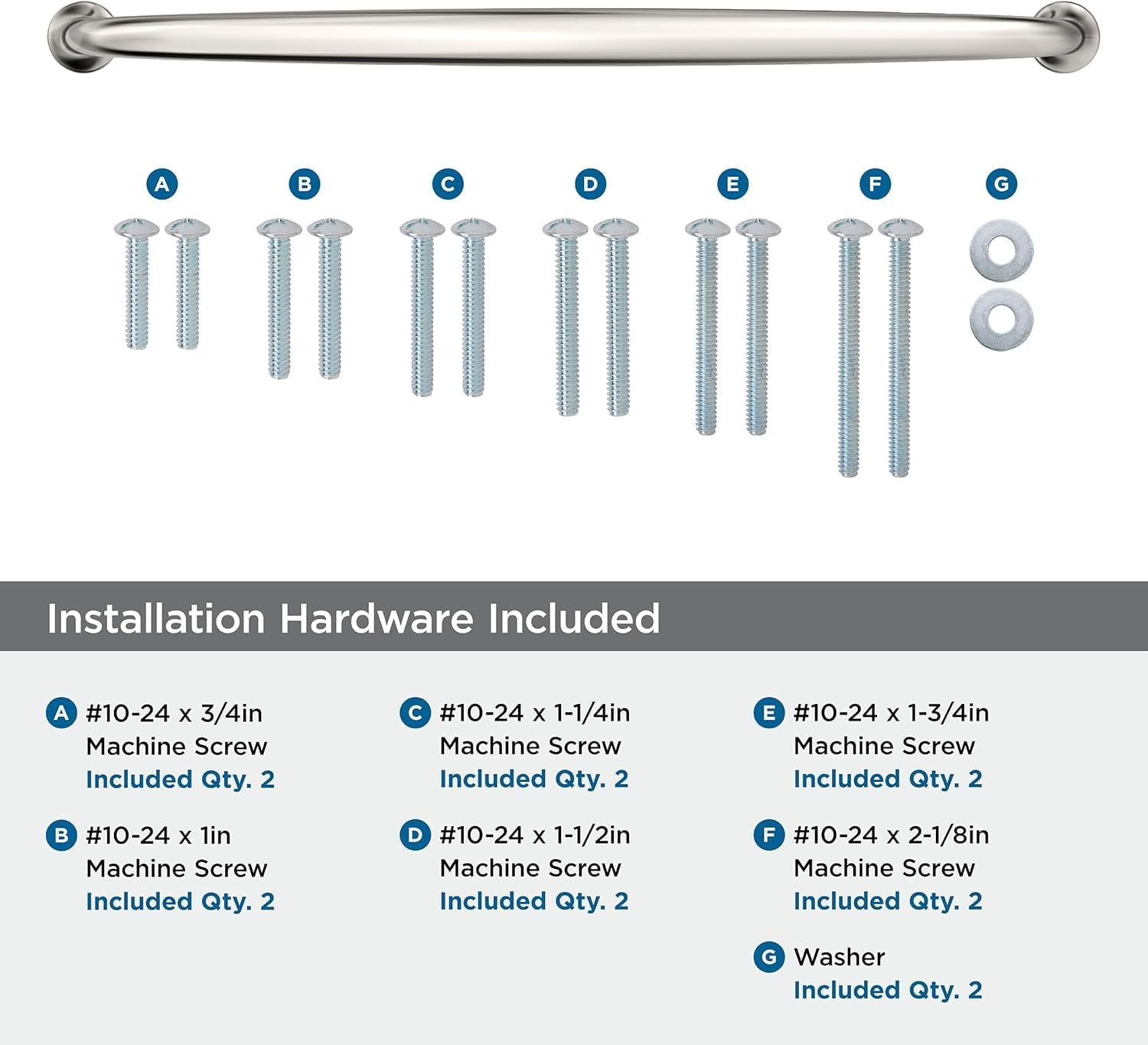 Amerock BP54056PN | Renown 18 inch (457 mm) Center to Center Polished Nickel Appliance Pull | Kitchen Cabinet Hardware | Furniture Hardware | Drawer Handle